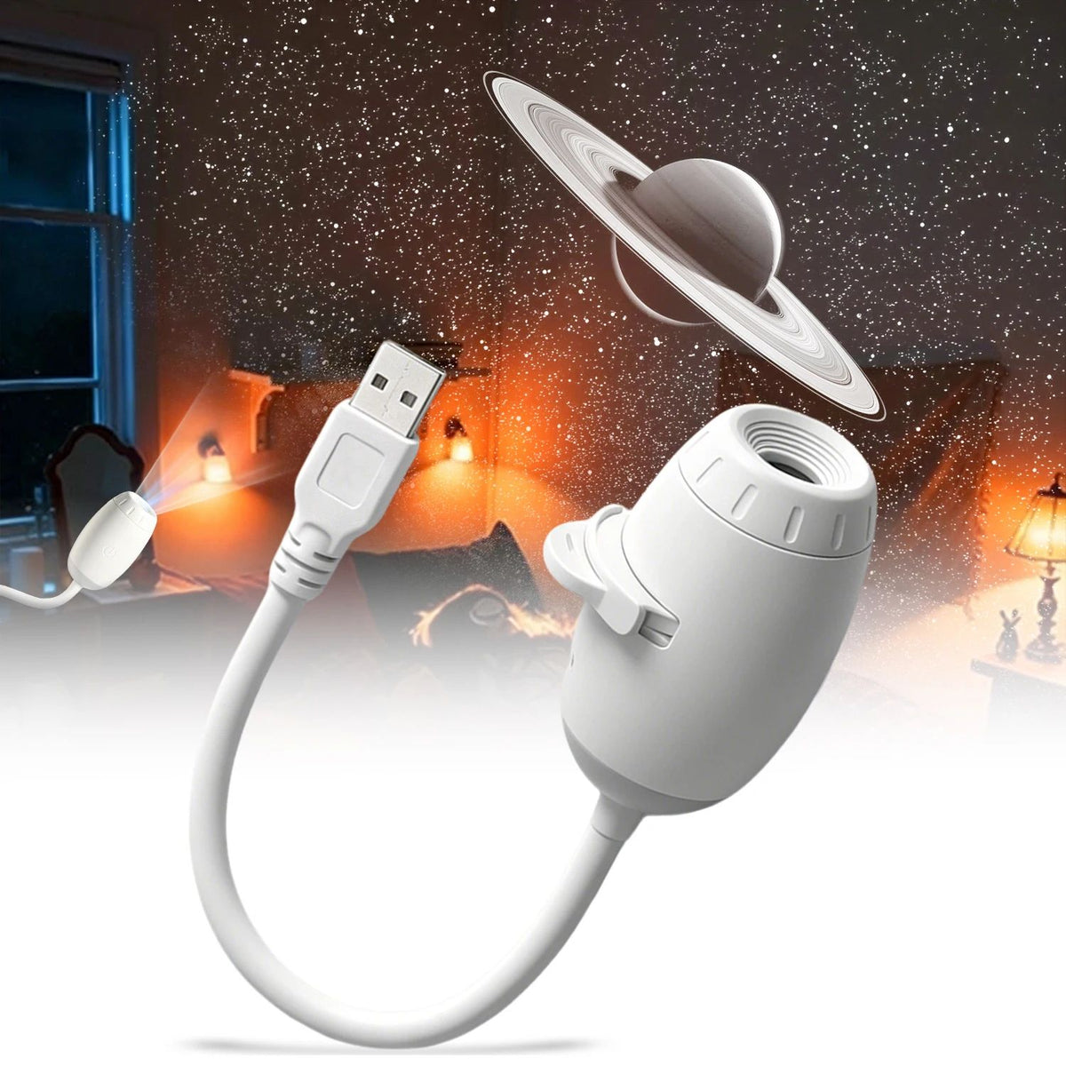 Evonix 2-in-1 Galaxy Projector V2