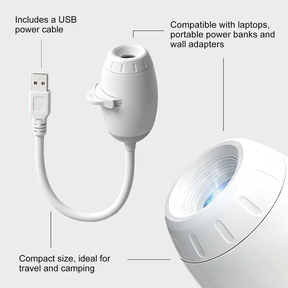 Evonix 2-in-1 Galaxy Projector V2