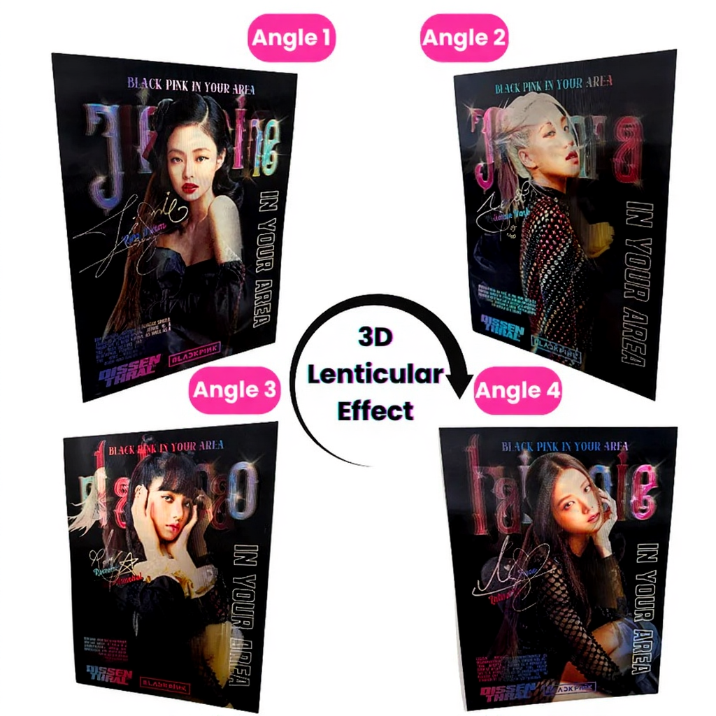 Blackpink 3D Poster