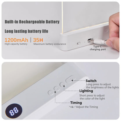 LumiRead Pro - Smart Reading Light & Book Lamp