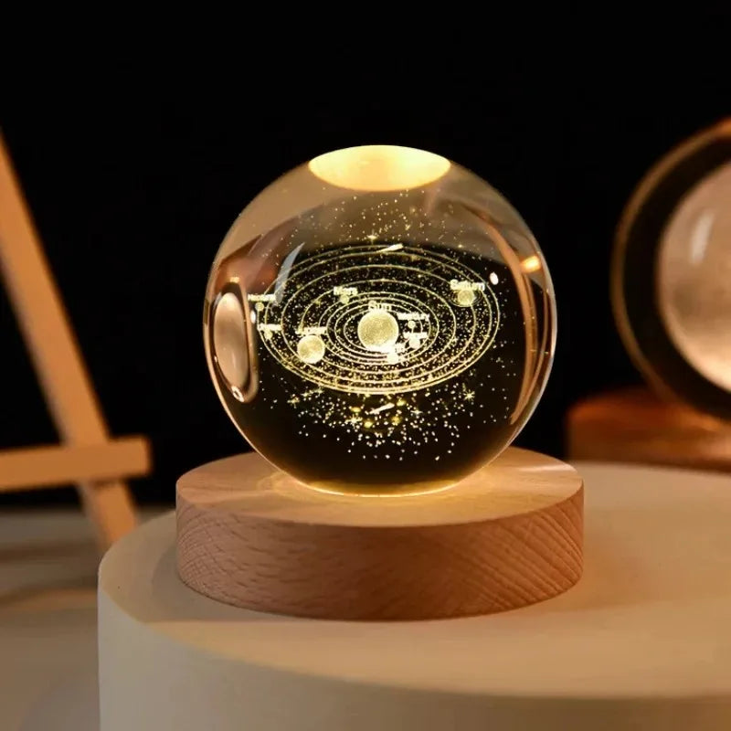 Galaxy Crystal Lamp
