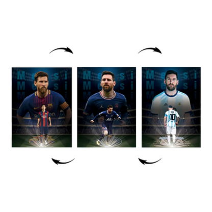 Lionel Messi 3D Poster