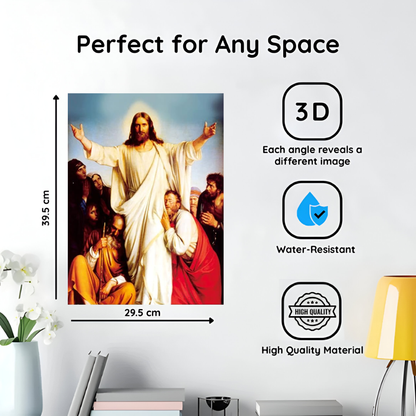 Jesus Christ 3D Poster