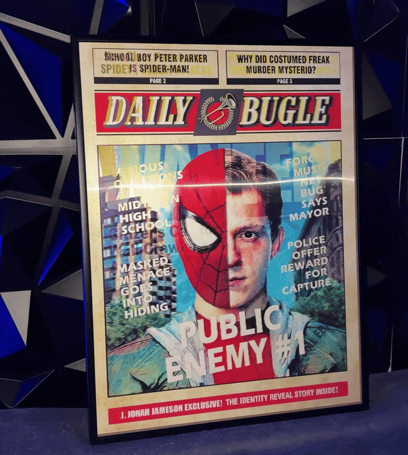 Spider Man 3D Poster